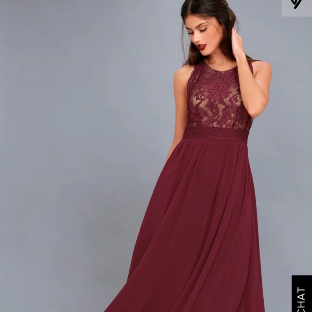 Maroon lulus dress